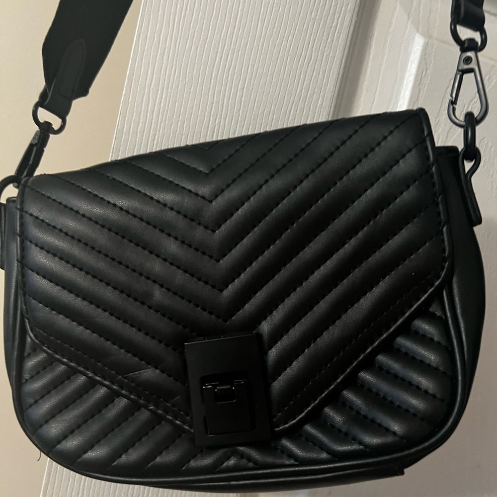 Aldo crossbody bag on black. Never used